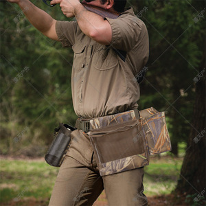 Sac de taille de chasse camouflage pour l'extérieur, en tissu Oxford réglable avec plusieurs poches pour les sports de plein air, unisexe - Product Image 4