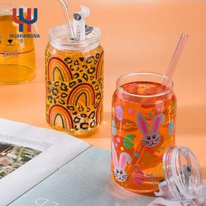 Verres à boire personnalisés en gros de 16 oz et 20 oz, verres à café et à bière, gobelets avec couvercle en plastique et paille - Product Image 4