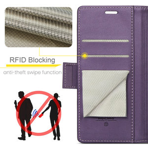 CaseMe donna e uomo portafoglio RFID per <span class=keywords><strong>Samsung</strong></span> A05s A55 <span class=keywords><strong>A35</strong></span> A25 A15 <span class=keywords><strong>Cover</strong></span> Anti-Shock proteggere custodia in pelle sintetica per <span class=keywords><strong>Samsung</strong></span> A05s - Product Image 3