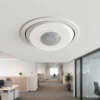 Détecteur de mouvement PIR de plafond à 360 degrés, capteur infrarouge corporel réglable de 800 W pour éclairage de couloir