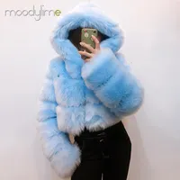 Moodylime Giá Xuất Xưởng Ladies Faux Fur Coats Ngắn Mùa Đông Fur Coats Đối Với Phụ Nữ