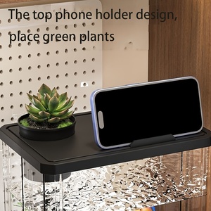 Akuarium Meja Terlaris untuk Pemula, Tangki Ikan Mas dan Hewan Kecil Ultra-jernih, Tangki Ikan Dekoratif untuk Kantor dan Rumah - Product Image 6