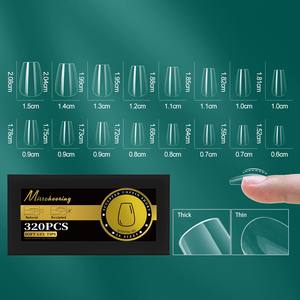 16 Tailles Courbées Gel Doux <span class=keywords><strong>Faux</strong></span> <span class=keywords><strong>Ongles</strong></span> Capsules Amande Cercueil Français Couverture Complète à Presser Extension d'<span class=keywords><strong>Ongles</strong></span> Artificiels - Product Image 5