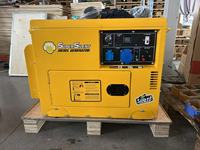 Ultra-Silent 5KVA bis 12KVA Diesel generator 10KVA Tragbarer offener Rahmen 1-3 Phasen mit geräuscharmer ATS-Option für automatischen Start
