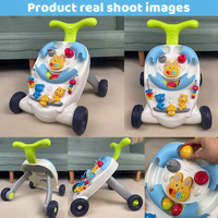 Marche-bébé avec musique, panneau de jeu multifonction, marche-bébé pour l'apprentissage précoce des tout-petits, jouets éducatifs