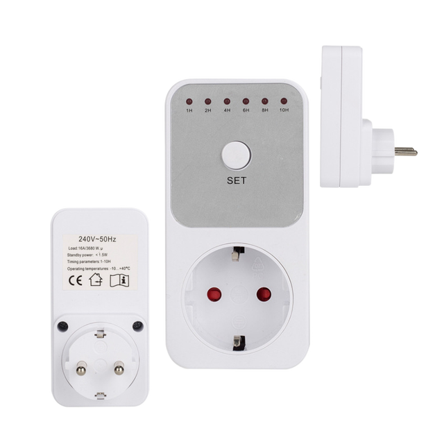 Countdown Socket Timer Switch Controller Us, Europe, Brazil, Uk and Australia Standard