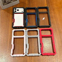 Coque de téléphone antichoc avec protection de l'appareil photo pour les trajets quotidiens, le bureau, les voyages, le sport – Housse à dos ouvert pour smartphone