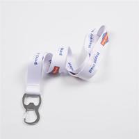 CH Wholesale Sublimation Printing Polyester Lanyards With Logo Custom Certification Keychain OEM ODM ECO Promotion Event Gifts