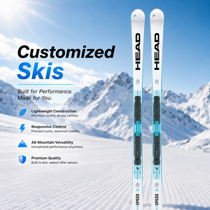 Private Mold Winter <strong>Skis</strong> &amp; Snowboards For New Brand OEM/ODM-Professional All Mountain Customized With Carbonfiber Sintered Base - Product Image 1