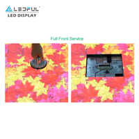 Mur vidéo interactif à carreaux de sol à angle de vision ultra-large et sans soudure pour environnement de formation en simulation
