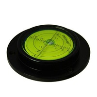 Niveau à bulle circulaire universel 90 mm avec autocollant pour carrelage mural et nivellement d'armoires OEM