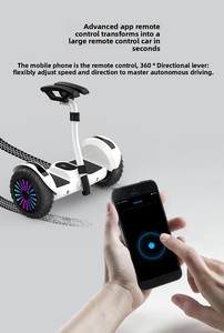 Trottinette <span class=keywords><strong>Électrique</strong></span> <span class=keywords><strong>Tout</strong></span>-<span class=keywords><strong>Terrain</strong></span> à Double Moteur Haute Vitesse 54V, Hoverboard 10 Pouces avec Contrôle par Application et Éclairage LED - Product Image 4