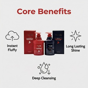 Champú Refrescante y Acondicionador Nutritivo para el Cabello, Combo Detox para el Cuero Cabelludo, Acabado Brillante y Voluminoso de Larga Duración 48H, Tratamiento Capilar de Salón - Product Image 4