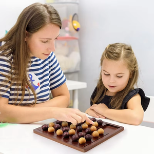 Ensemble de cuisine <span class=keywords><strong>en</strong></span> <span class=keywords><strong>bois</strong></span> de simulation, écologique, <span class=keywords><strong>jeu</strong></span> de stratégie éducatif pour 2 joueurs, pour développer l'intelligence, coloré - Product Image 5