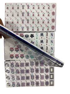 ไพ่นกกระจอกอะคริลิค 4 ชั้น ของแท้จากอเมริกา 160 ชิ้น แบบพับได้ พกพาสะดวก ทนทาน เป็นมิตรกับสิ่งแวดล้อม คุณภาพสูง สีน้ำเงินเข้ม - Product Image 4