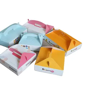 Caixa de papel artístico biodegradável para sobremesa, amostra grátis de papel artístico para retirar