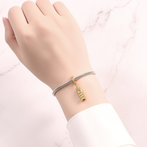 รับสั่งซื้อจำนวนมากสำหรับจี้ลอนดอนบิ๊กเบนทองแดงสีขาวแบบใหม่ สร้อยข้อมือ DIY ของแท้ อุปกรณ์ตกแต่งเครื่องประดับ จี้ต่างๆ - Product Image 6