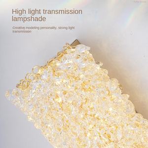 Applique murale LED moderne de luxe, cadre en fer, cristal, à intensité variable, pour salon, chambre, restaurant, villa, hôtel, couloir - Garantie 1 an - Product Image 3