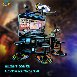 Máquina de Juego de Disparos VR para <span class=keywords><strong>4</strong></span> Jugadores con Retroceso de Pistola, Respuesta de Explosión y Asiento con Vibración - Product Image 2