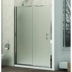 Kamalu KF5000 130cm nicchia doccia Anti-calcare in vetro satinato - Product Image 1