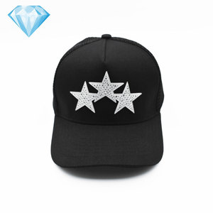 Cappellino da Baseball in Pelle di Alta Qualità con Lettere Diamantate, Cappello Trucker in Rete Traspirante, Cappello Hip Hop, Gorras De Barbas - Product Image 5