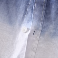 Chemises en lin indien pour hommes, vêtements de luxe, styliste, tissu naturel, couleur unie, 100%