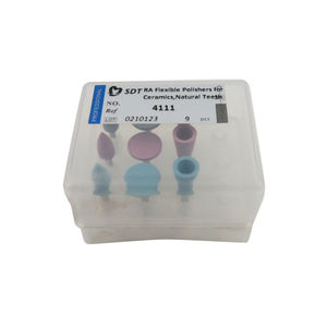 Juego de fresas dentales para pulir cerámica RA Shank Pulidores de silicona - Product Image 6