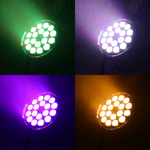 18 Uds Led Par Light 18x10W Rgbw 4 en <span class=keywords><strong>1</strong></span> Club Party <span class=keywords><strong>Dj</strong></span> Led Par Light Dmx Control sonido activado Led Par Can luces - Product Image 2