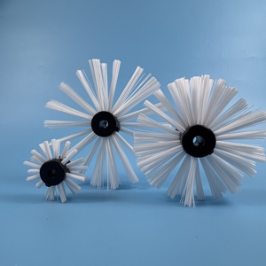 Tdf picote vòng bàn chải Ống lớp phủ với nylon lông POM lõi cho đường ống dẫn nước làm sạch - Product Image 3