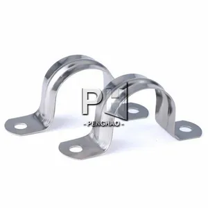 Stainless Steel U Bracket Tube Strap Tension Clip Pipe Saddle Clamp Conduit Hose Pipe Tubing Retaining Clips
