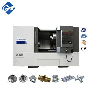 GT DMTG CT40 tornio CNC a letto inclinato con alimentatore a barra Mini tornio CNC con tornio CNC a torretta Servo con poligono Tur