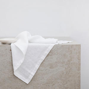 Nature 100% lin uni tissé <span class=keywords><strong>tissu</strong></span> pur lin <span class=keywords><strong>serviette</strong></span> pour restaurant fête mariage pur lin couleur naturelle serviettes - Product Image 4