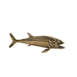 Marine prehistoric Leeds fish bronze arowana ornaments copper animal ornaments wholesale