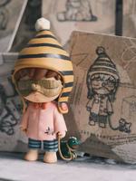 Figurine créative et mignonne Hirono Echo Series, jouet tendance, ornement décoratif en PVC, cadeau surprise, boîte mystère 6-9cm