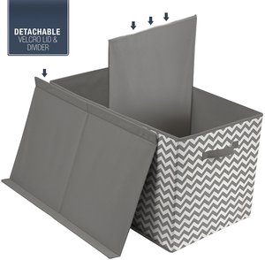 Large Toy Box <strong>Chest</strong> <strong>Storage</strong> With Flip-top Lid Collapsible Kids <strong>Storage</strong> Boxes Container Bins for Toys Playroom - Product Image 2
