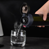 Termo de Metal respetuoso con el medio ambiente para niños, termo portátil para beber con tapa que rebota