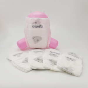 AIWIBI-fabricante de pañales para bebé, venta al por mayor, ultra finos, Súper suaves, desechables, con protector de fugas, embalaje <span class=keywords><strong>jumbo</strong></span> - Product Image 5