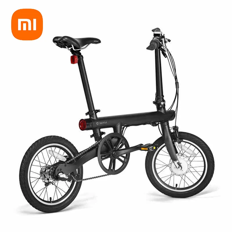 Xiaomi Original Brand Mi Qicycle 20km/h Foldable Bt 4.0 Phone App Monitor Smart Electric Bicycle With 1.8'' Screen Bike