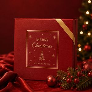 Vela Aromática de Navidad en Frasco de Vidrio Rojo, Decoración Navideña, Diseño Clásico, Una Mecha, Regalo de Aromaterapia - Product Image 2
