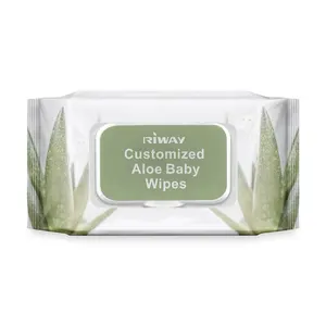 biodegradable with aloe vera and vitamin E bamboo baby wipes