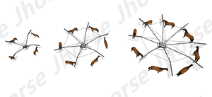 Valla de empuje de varilla a prueba de impactos para caballos ligera de conducción directa - Product Image 6
