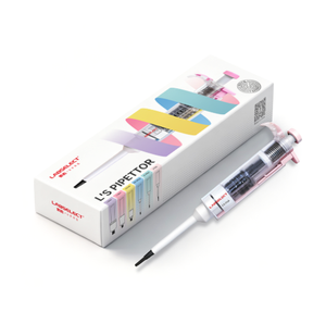 Pipet Manual Satu Saluran yang Dapat Disesuaikan, Setengah Steril, Transparan 201011205 10-100μL - Product Image 3