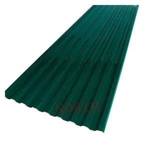High quality green zinc metal roof shingles PVC Coated roofing sheets ppgi metal roofing tiles corrugated sheet
