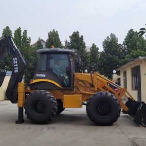 New 9ton <span class=keywords><strong>backhoe</strong></span> loader shanzhong sz776 4x4 bốn bánh lái <span class=keywords><strong>backhoe</strong></span> loader với 6 trong 1 xô tùy chọn - Product Image 1