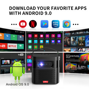 2022 nuevo 5K 3D Smart Android DLP portátil WiFi Mini proyector recargable negocios y hogar para acampar para uso doméstico y de oficina - Product Image 4