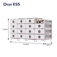 Высоковольтная аккумуляторная система Deye BOS-B 215 кВт·ч, 51,2 В, 14,3 кВт·ч, модульная, штабелируемая, недорогая, для внутреннего использования, решение для хранения солнечной энергии