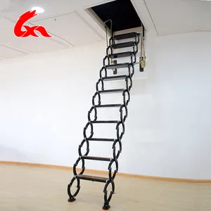高天花板用耐用长使用寿命室内折叠阁楼阶梯