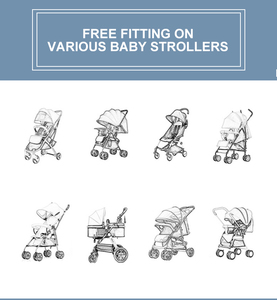 Rain shield baby trend <span class=keywords><strong>city</strong></span> mini 2 passeggino riflettente passeggino leggero con parapioggia per passeggino senza gancio - Product Image 6