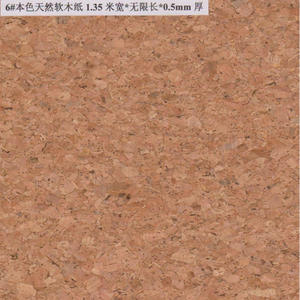 Placage de liège de Dongguan, largeur 1,35 m, épaisseur 0,5 mm, papier naturel en bois souple pour usage scolaire, forme rectangulaire, matériau en fibres végétales - Product Image 3