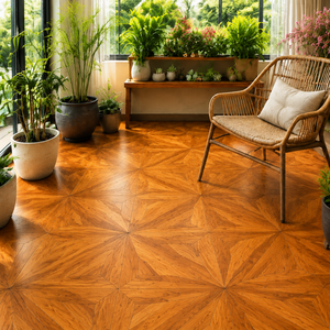 <span class=keywords><strong>Parquet</strong></span> en teck massif sur mesure de 12 mm |   Carreaux stratifiés d'extérieur conçus avec revêtement PU, imperméables et antidérapants pour <span class=keywords><strong>un</strong></span> style luxueux - Product Image 5